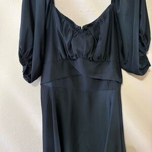 City Chic Black Long Sleeve Dress